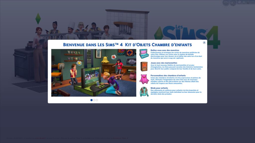 Les Sims 4 : Aperçu du pack de jeu « Chambre d&rsquo;enfants »