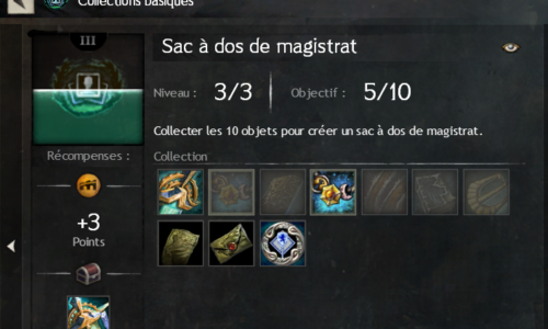 GW2 – Dorsales des Ordres