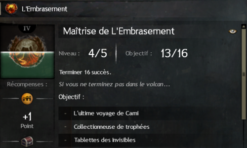 GW2 – L’embrasement : guide des succès
