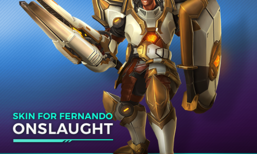 Paladins – Codes pour le champion Fernando et son skin Onslaught