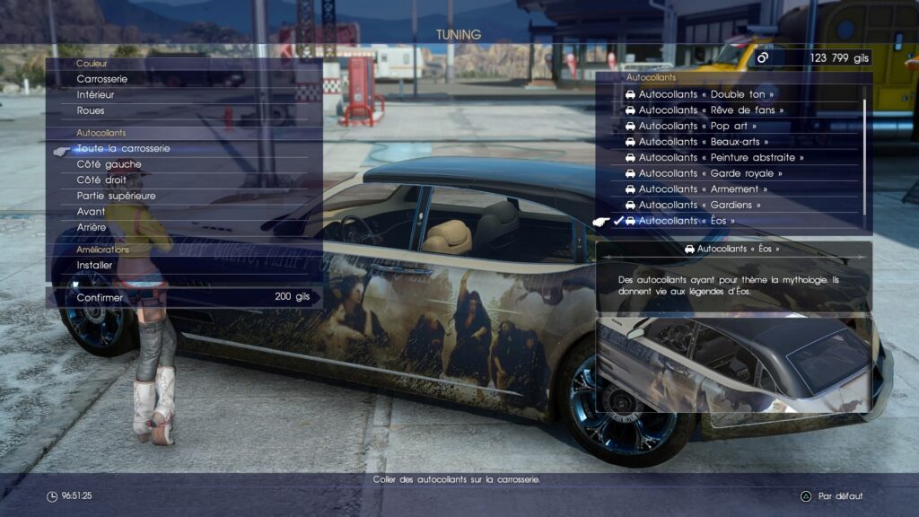 FFXV – Guide sur la Régalia