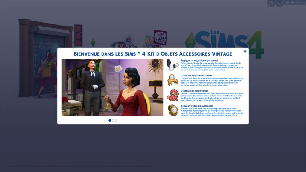Les Sims 4 – Aperçu du kit d&rsquo;objets « Accessoires Vintage »