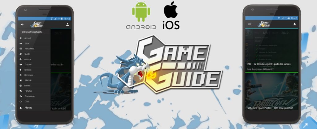 L&rsquo;application mobile Game-Guide est là !