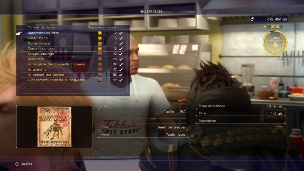 FFXV – Les contrats de chasse