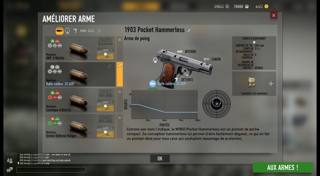 Heroes & Generals – De nouveaux pistolets
