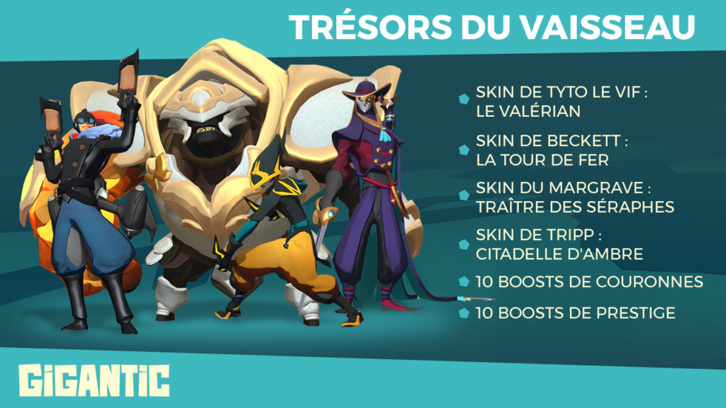 Gigantic – Packs Trésors du vaisseau