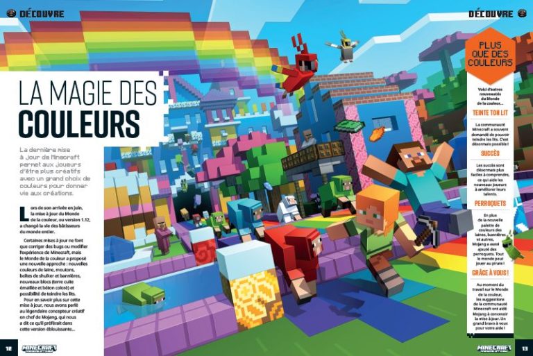 Minecraft – Le second numéro du magazine officiel