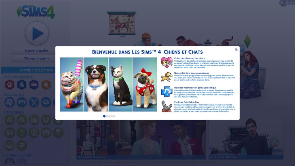 Les Sims 4 – Aperçu du pack d’extension « Chiens et Chats »