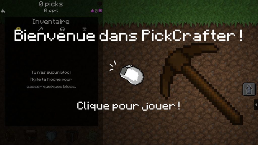 PickCrafter – Prêt ? Cliquez !