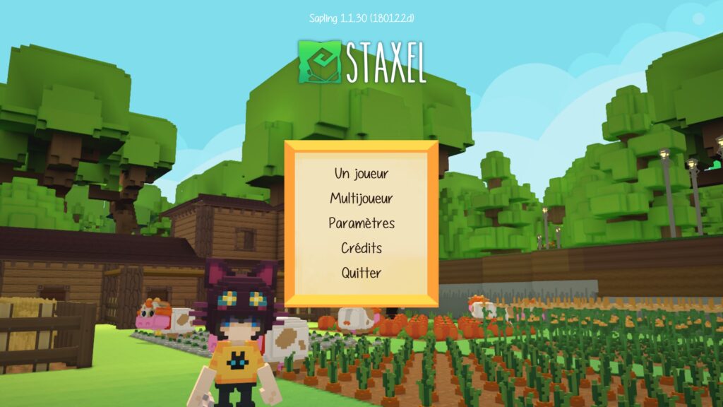 Staxel – Ferme et voxels