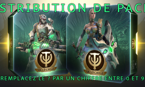 Skyforge – Préparez-vous pour des packs Thanatos PC !