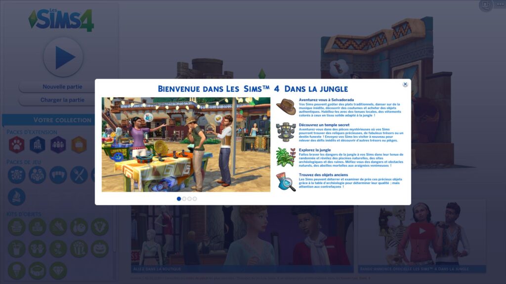 Les Sims 4 – Aperçu du pack de jeu « Dans la jungle »
