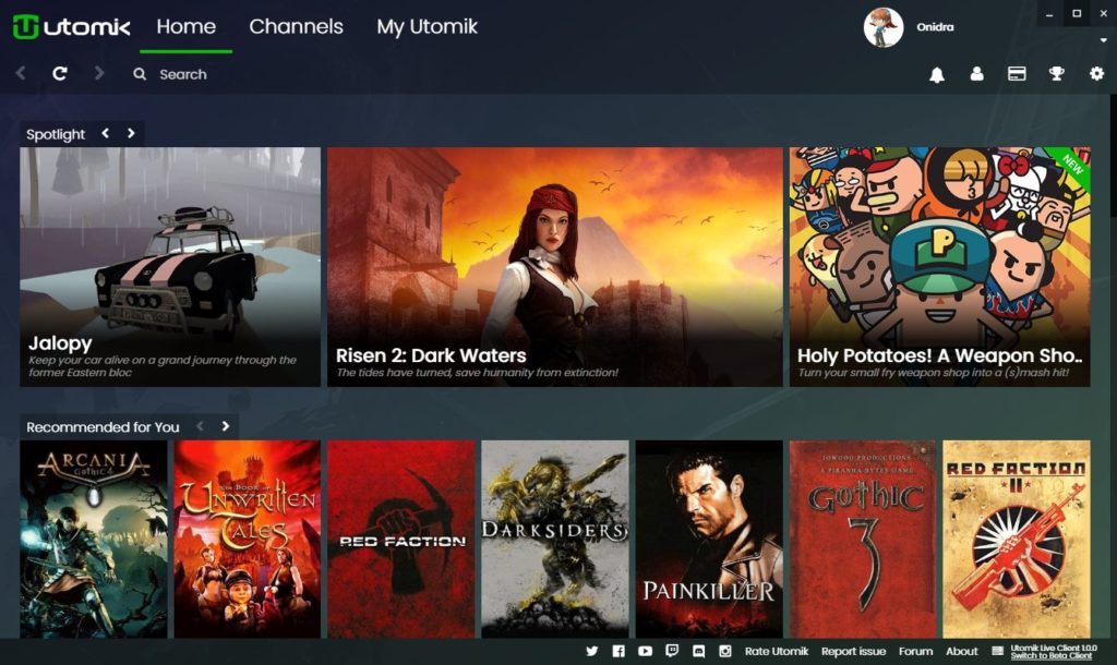 Utomik – Le jeu vidéo par abonnement