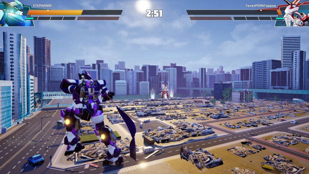 O\/erride Mech City Brawl – Fulguro Poing !