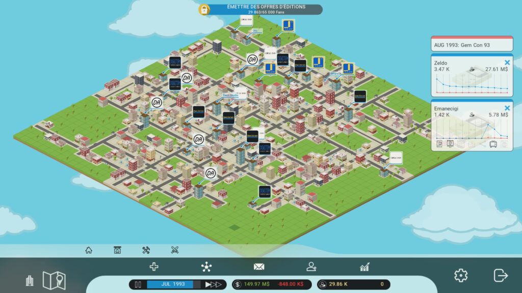 City Game Studios – Gérer un studio, c&rsquo;est bien, en gérer plein, c&rsquo;est mieux !