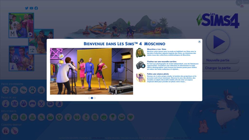 Les Sims 4 – Aperçu du kit d&rsquo;objets Moschino