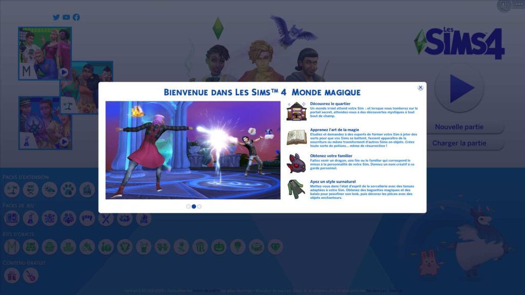 Les Sims 4 – Aperçu du pack de jeu « Monde Magique »