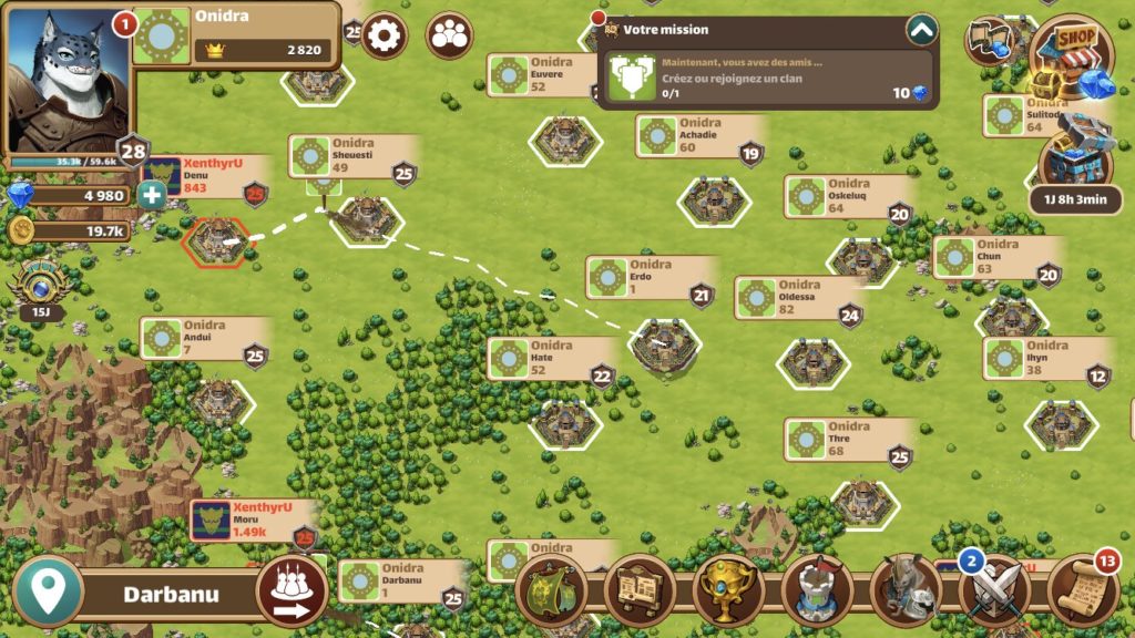 Million Lords – De la stratégie mobile à la FR