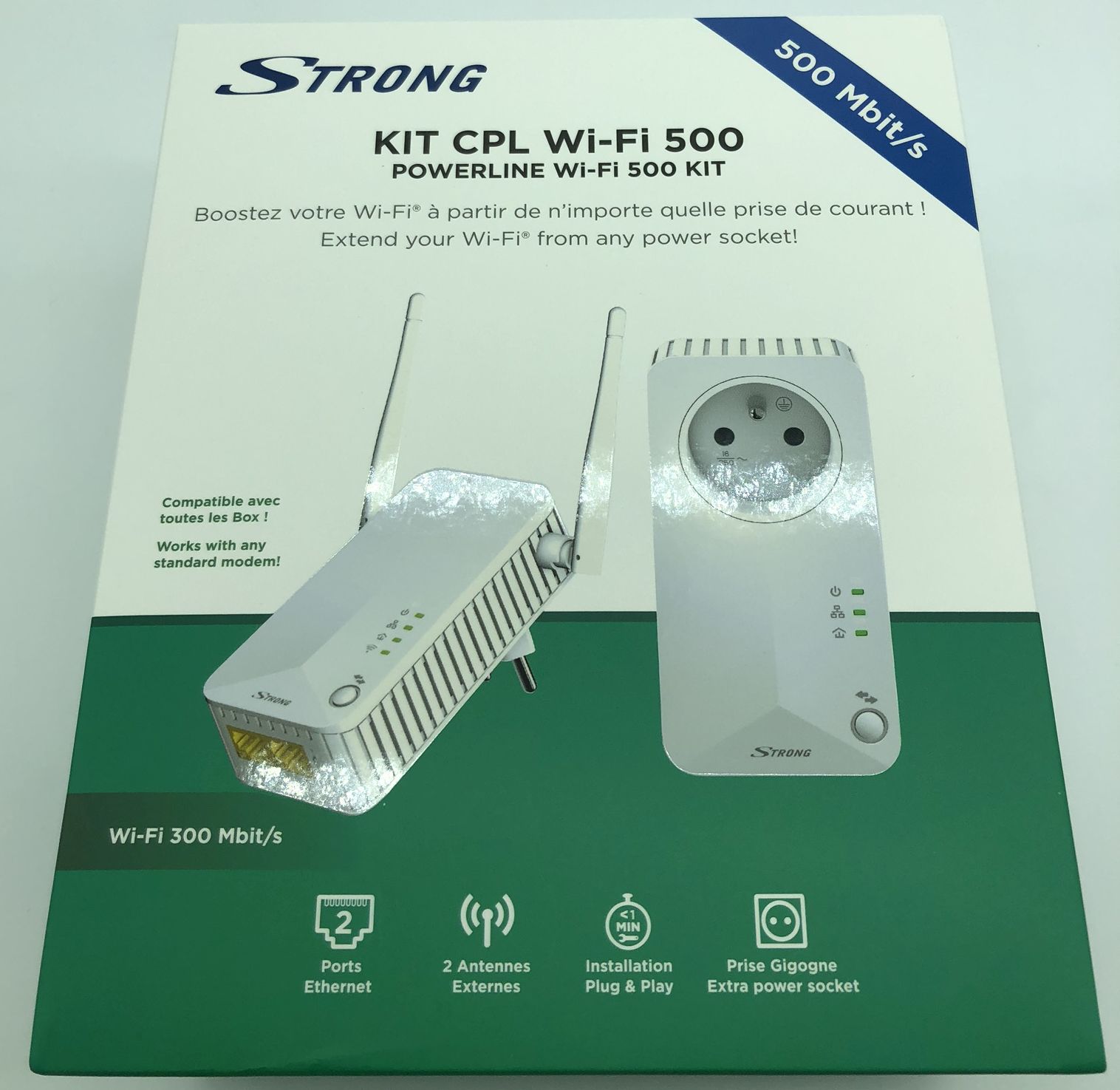 Répéteur Wi-Fi avec Kit CPL 500 - Geosat