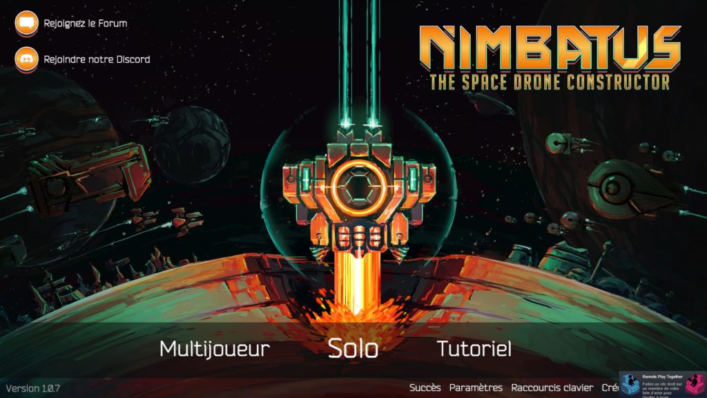 Nimbatus – The Space Drone Constructor – Le Mecano de l&rsquo;espace
