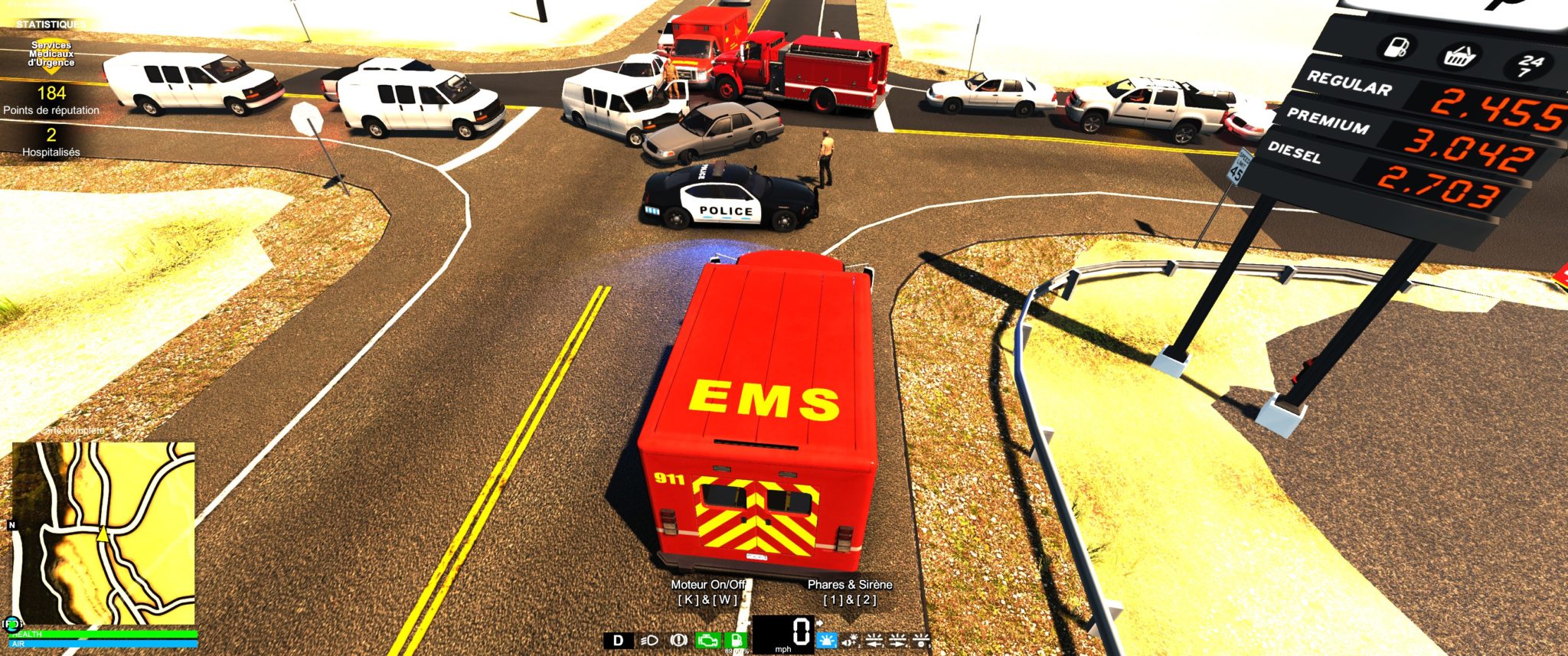 Flashing Lights Pin pon ! GameGuide