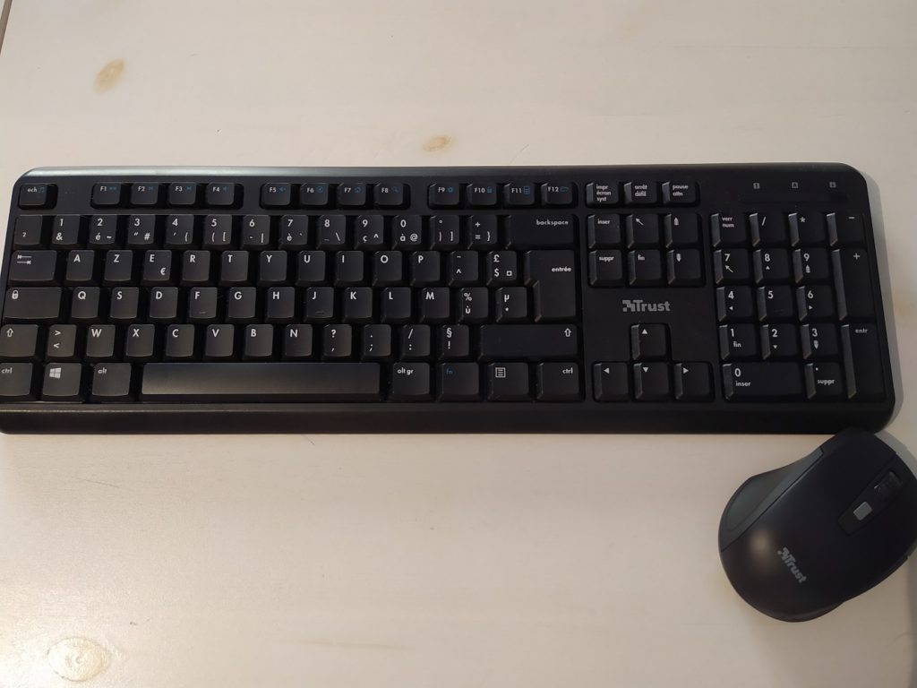 Trust – Pack Clavier-Souris Ody sans fil silencieux