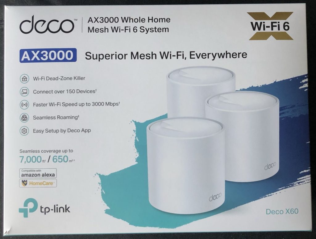 TP-Link Deco X60 – Le système mesh WiFi deluxe !