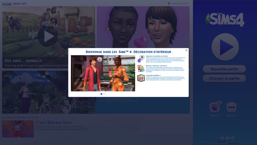 Les Sims 4 – Pack de jeu « Décoration d&rsquo;intérieur »