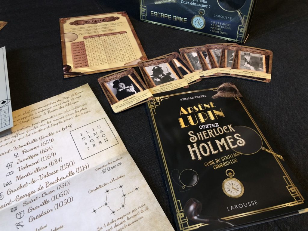 Placard Ludique – Arsène Lupin contre Sherlock Holmes