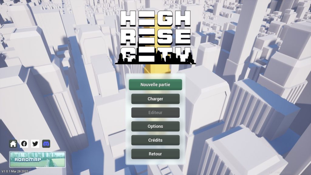 Highrise City – Premières briques