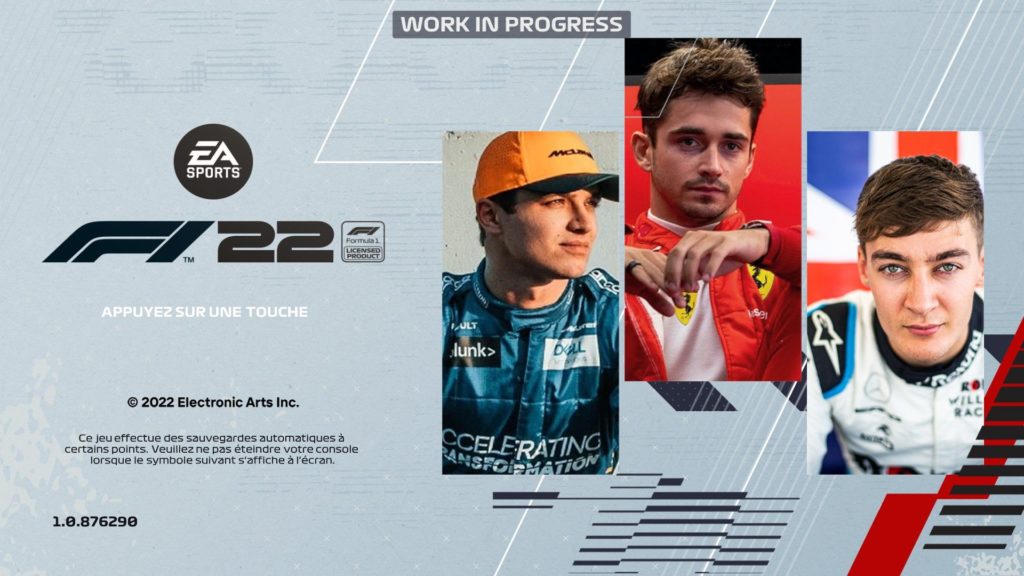 F1 2022 – Premier tour de piste