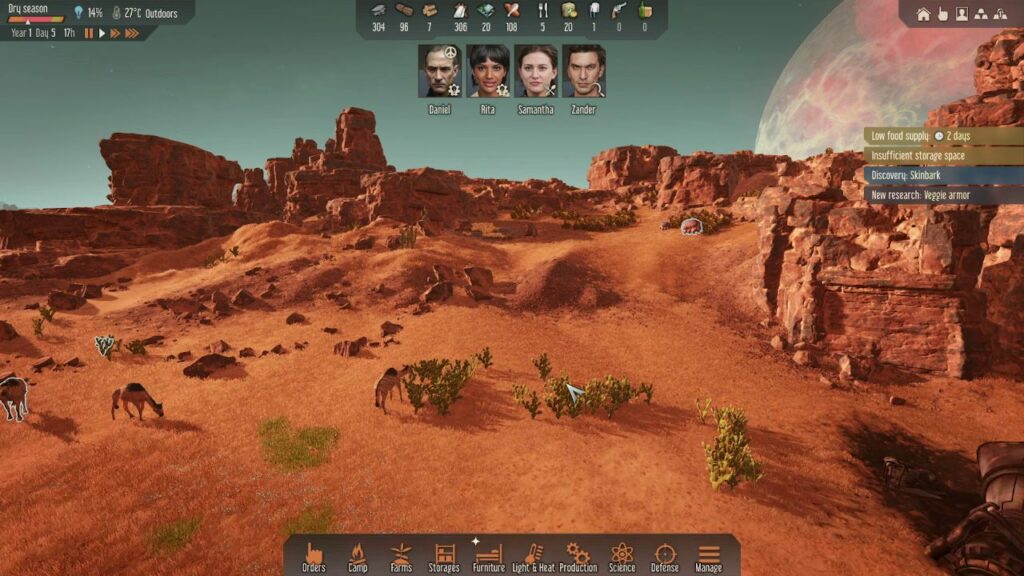 Stranded: Alien Dawn – Survie en monde aride