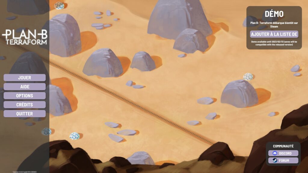 Plan B: Terraform – Petite ville deviendra grande