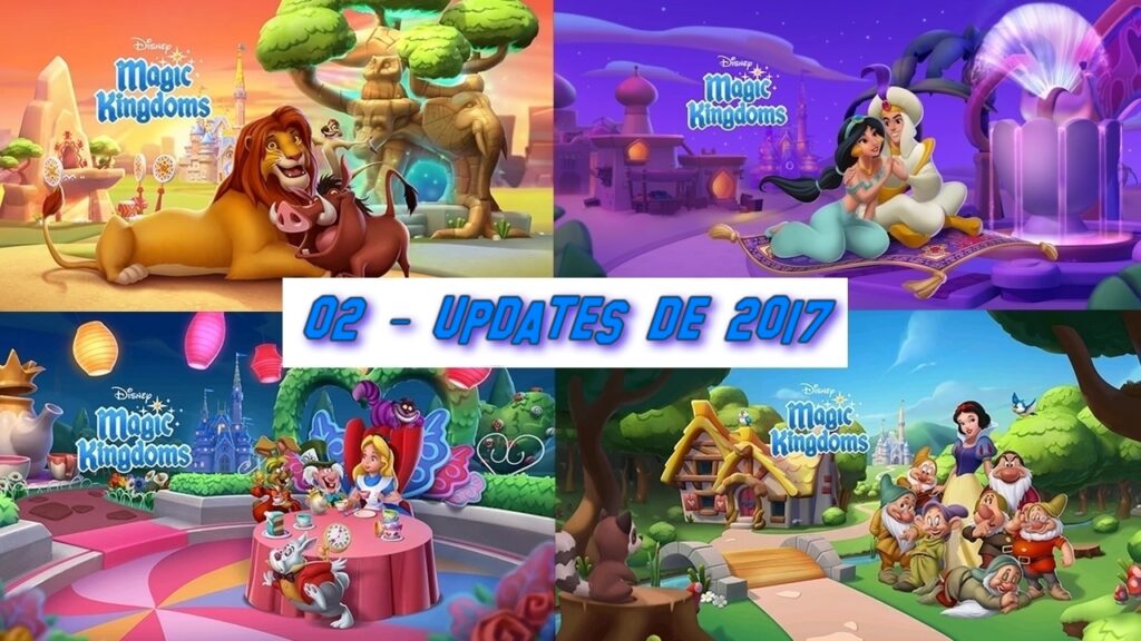 Disney Magic Kingdoms – Liste des Updates (2017)