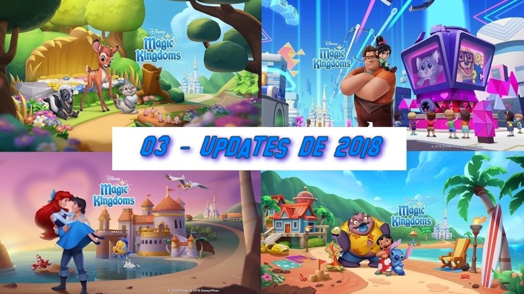 Disney Magic Kingdoms – Liste des Updates (2018)