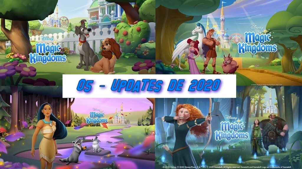 Disney Magic Kingdoms : Liste des Updates (2020)