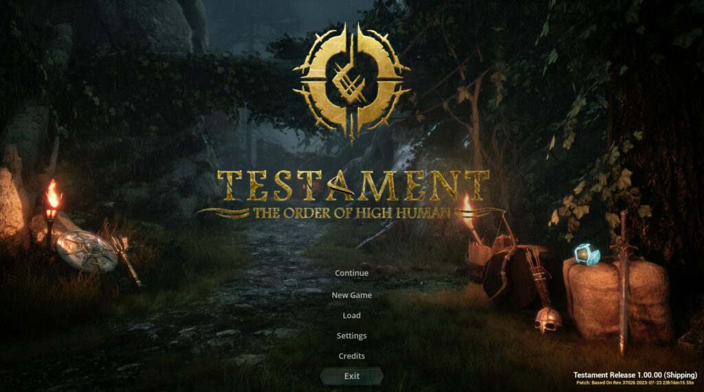 Testament: The Order Of High Human