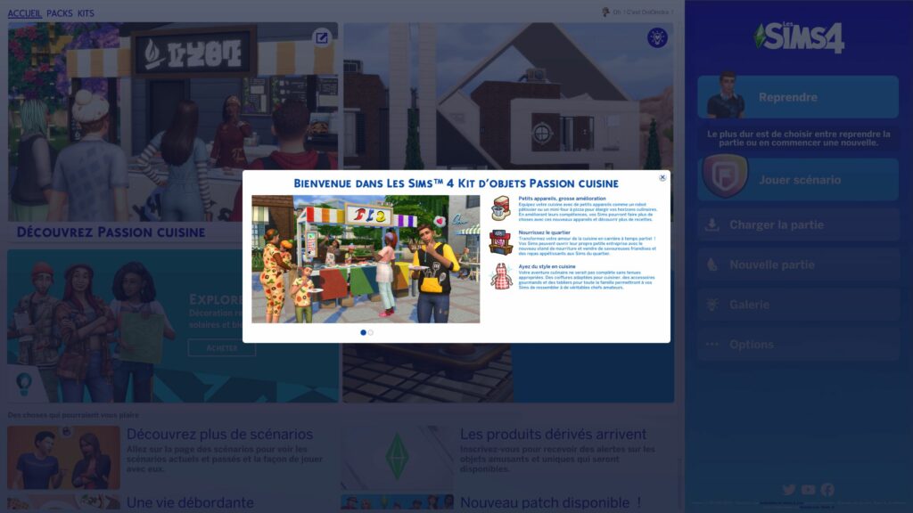 Les Sims 4 – Kit d&rsquo;objets « Passion Cuisine »
