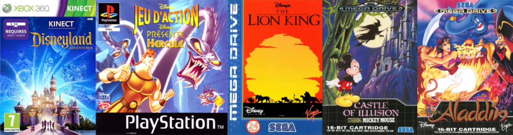 Disney et les jeux vidéo – Ma sélection