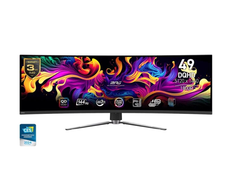 MSI MPG 491CQP QD-OLED – L&rsquo;effet Waouh